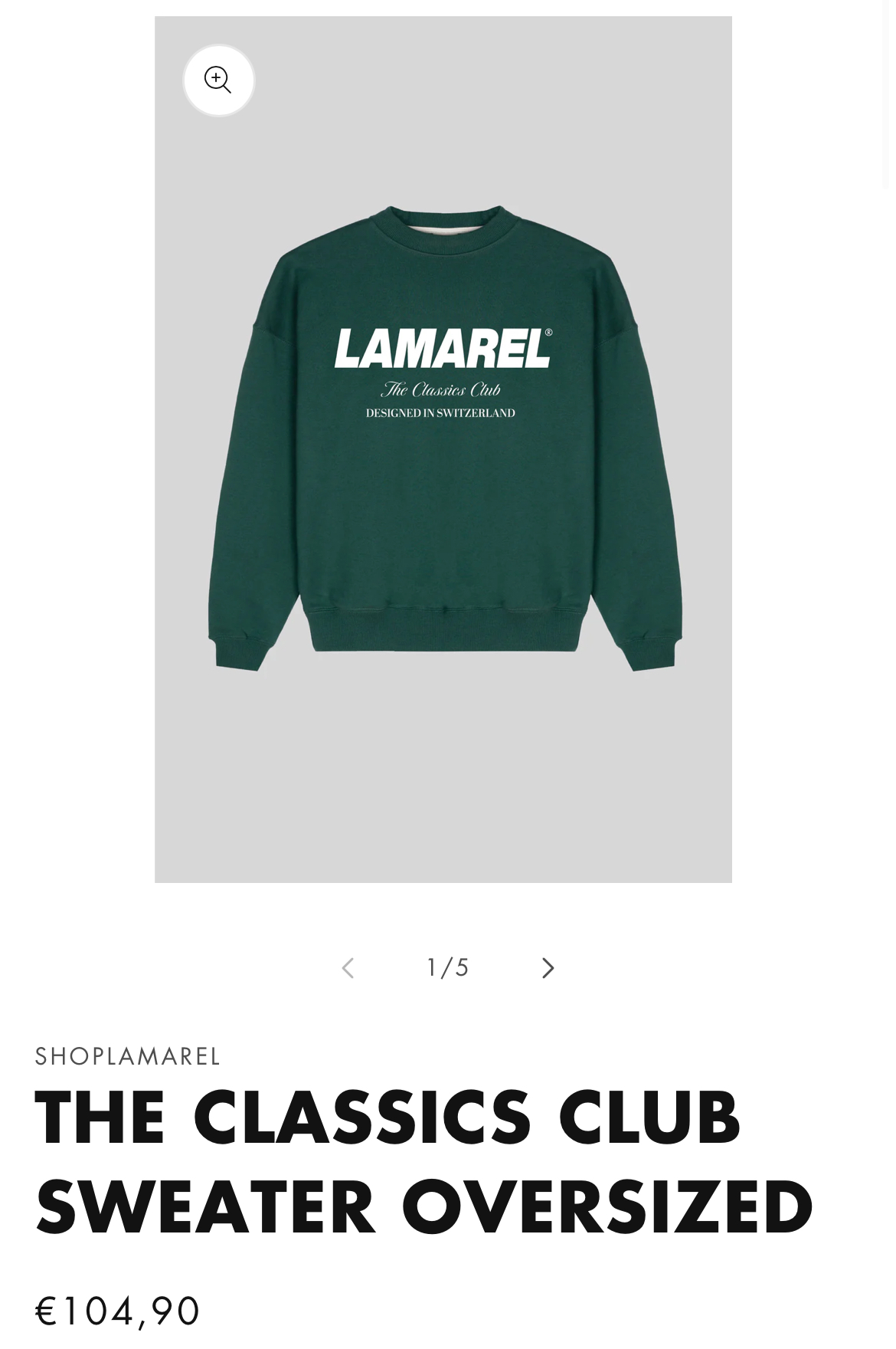 THE CLASSICS CLUB SWEATER OVERSIZED – Lamarel 2